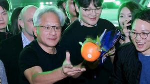 Дженсън Хуанг празнува лунната Нова година със служители на Nvidia в Шанхай